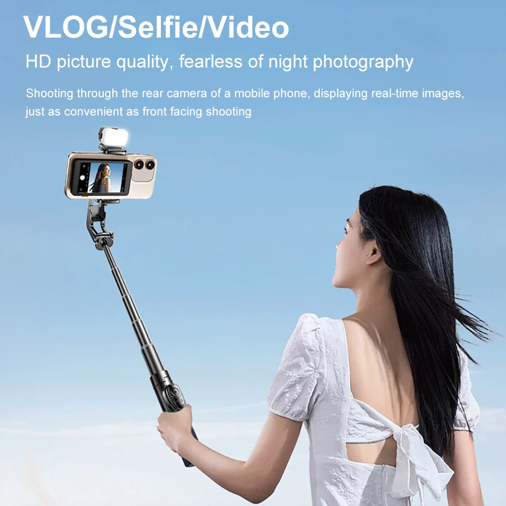 Wireless Magnetic Monitor Screen for Phone Rear Camera Selfie Vlog Live Stream Video Recording Internet Celebrity Selfie Screen