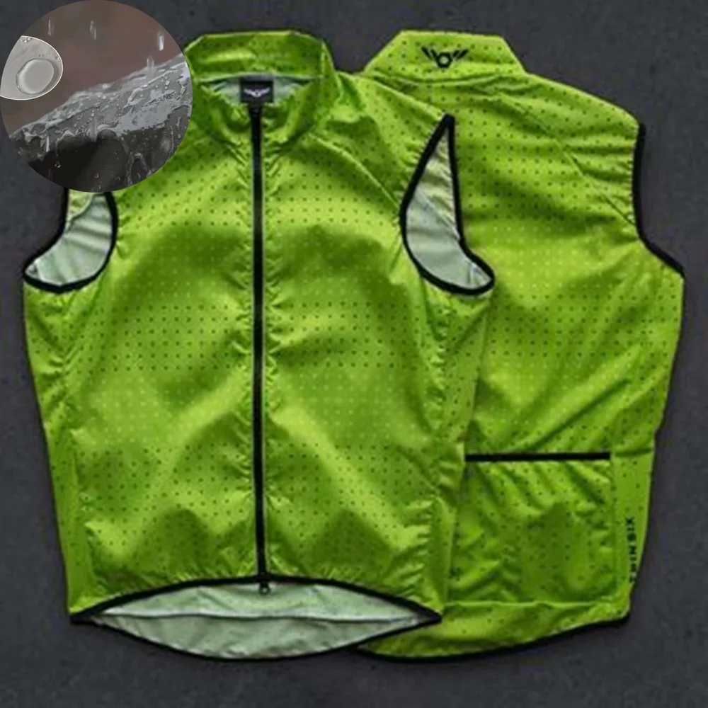 

Men Cycling Vest Sleeveless Pro Team Lightweight Windproof Bicycle Gilet Slim Fit Breathable Quick Dry MTB Road Bike Jersey 2025