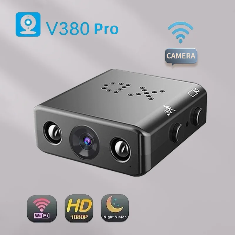 V380 Pro Mini WiFi Camera 1080P Smart Wireless Camcorder HD Espia Night Vision Motion Detection Invisible Portable Smallest Cam