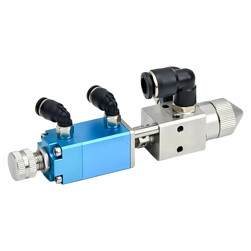New long and short needle precision spray valve suction type large flow dispensing valve dispensing equipment
