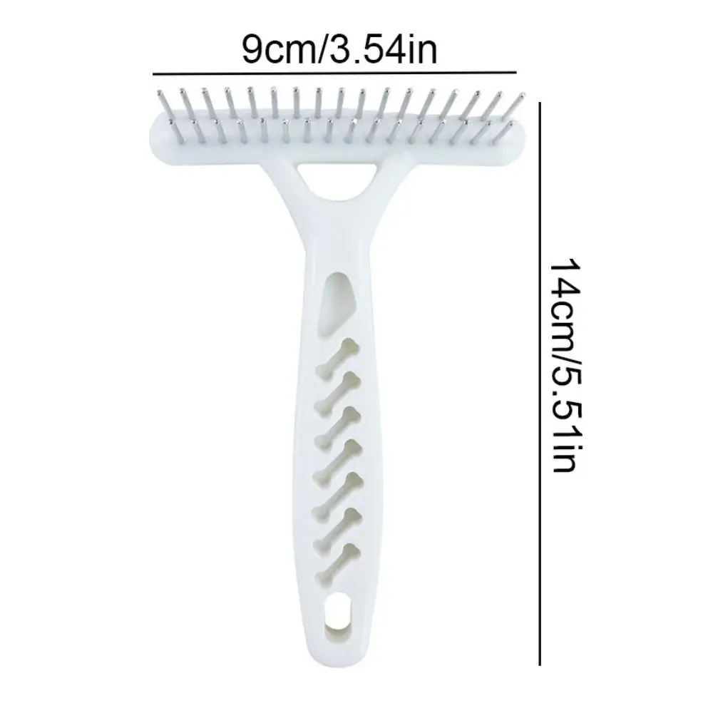 Pet Dog Cat Professional Grooming Long Hair Fur Rake Anti-Static Brush Comb Tool Undercoat Rake Comb Hair Removal Tool