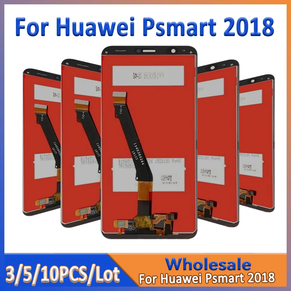 

Wholesale 3/5/10 Pieces Lot For Huawei Psmart 2018 LCD Screen Assembly Touch Display Compatible with FIG-LX1 LX2 LX3 FIG-LA1