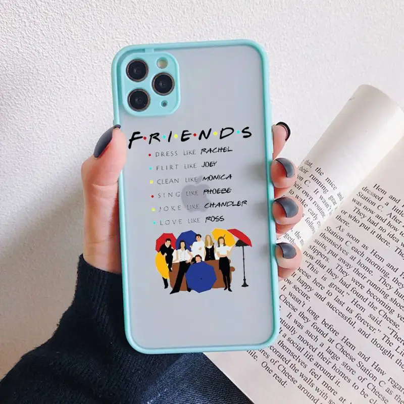 Casing Ponsel New Central Perk Coffee Friends TV Show untuk IPhone 14 13 12 11 Pro Max 7 8 Plus X XR XS Max SE Penutup BFF Teman Terbaik