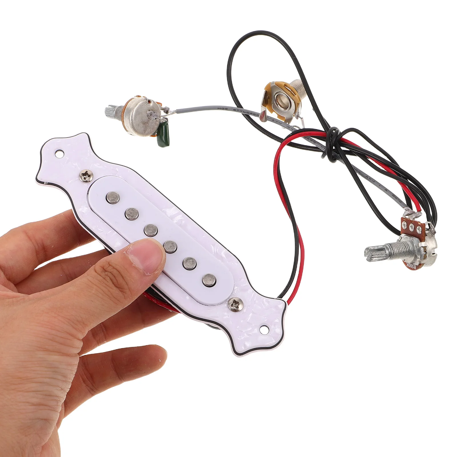 

Guitar Soundhole Pickup Kit For 6-String Acoustic Guitar High Fidelity Pickup With Wiring Harness Volume Tone Control,