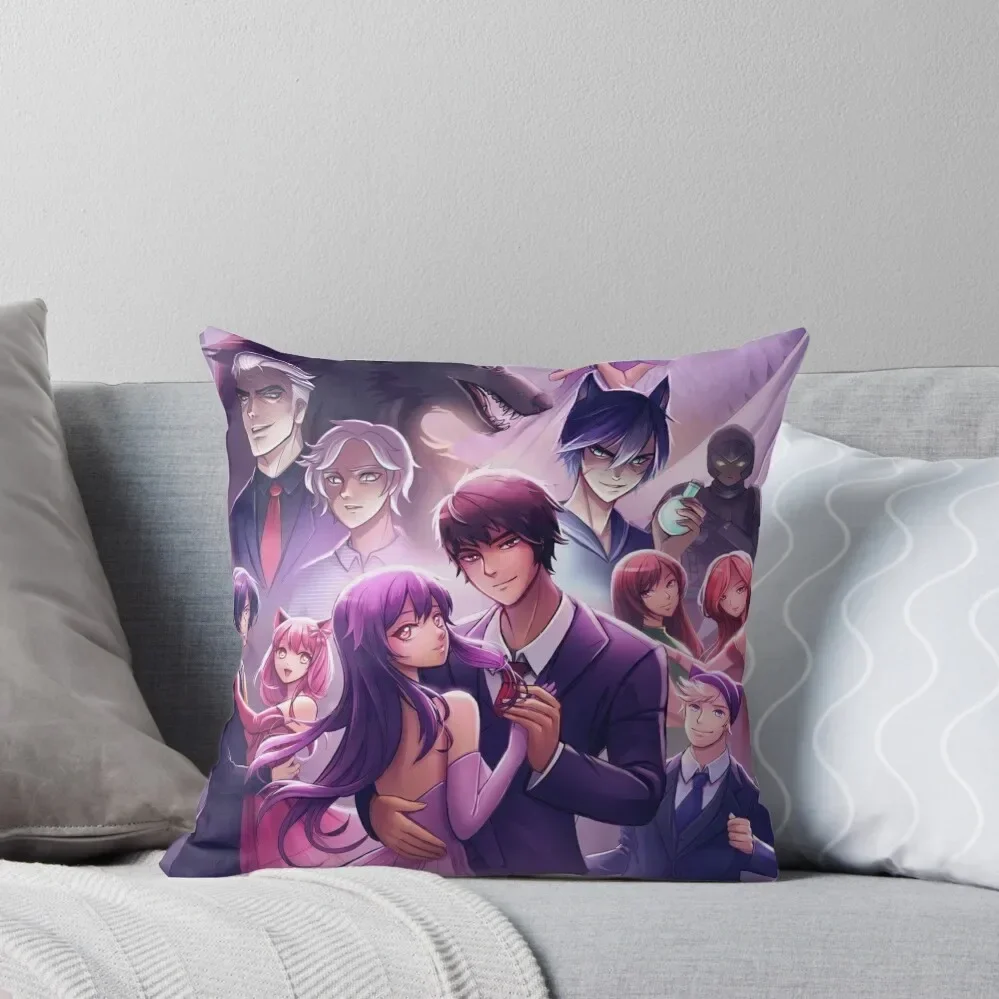 Aphmau Throw Pillow Cushion Covers For Living Room Cushion Cover Sofa Cover Anime Pillow