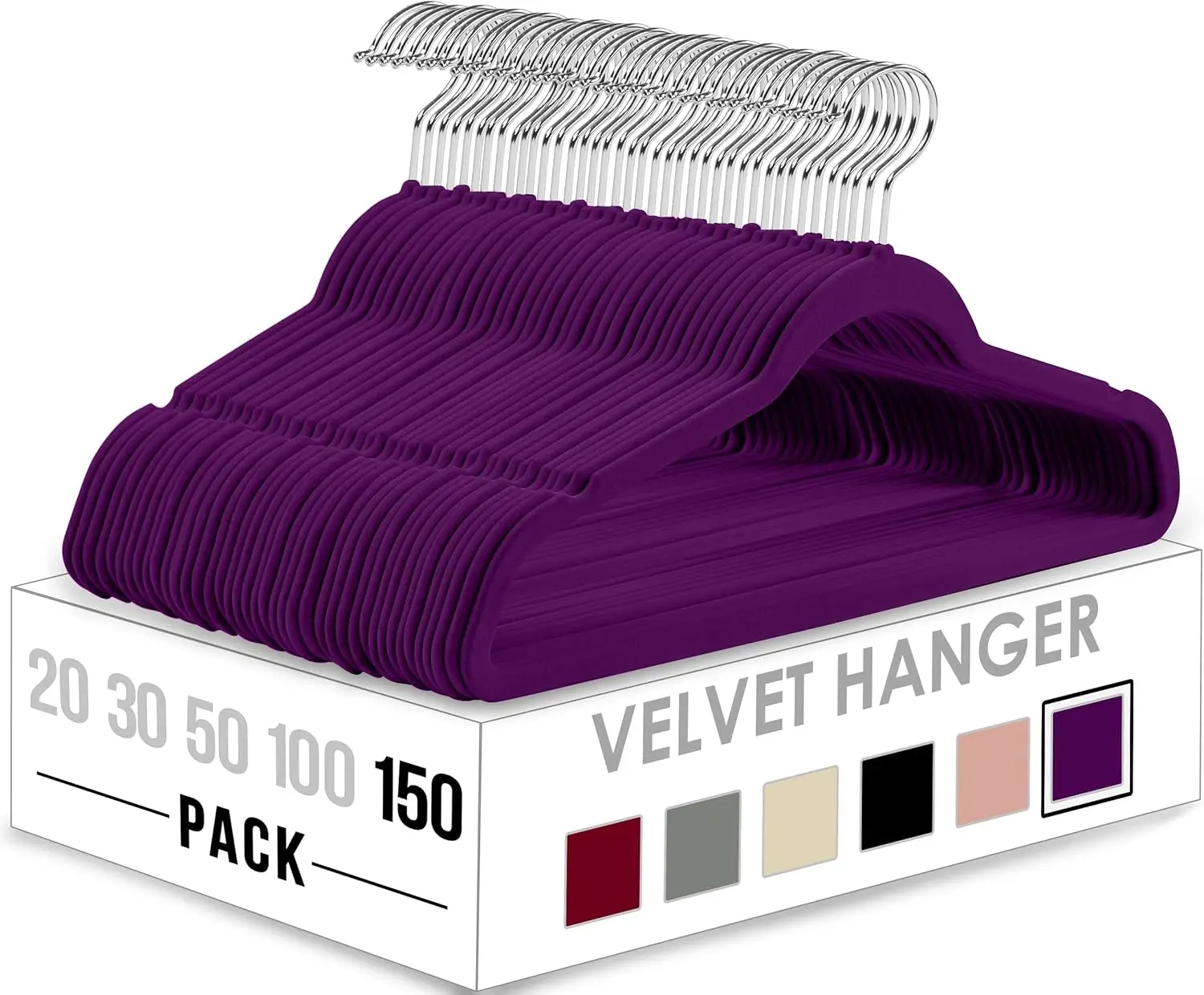 

Suit Hangers with 360 Degree Rotatable Hook - Heavy Duty Coat Hangers - Pants Hangers