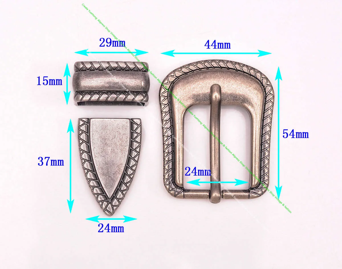 fivela-de-pino-de-barra-de-extremidade-de-prata-antiga-solida-3-pecas-conjunto-diy-leathercraft-padrao-ocidental-fivela-de-cinto-de-substituicao-ajuste-24mm