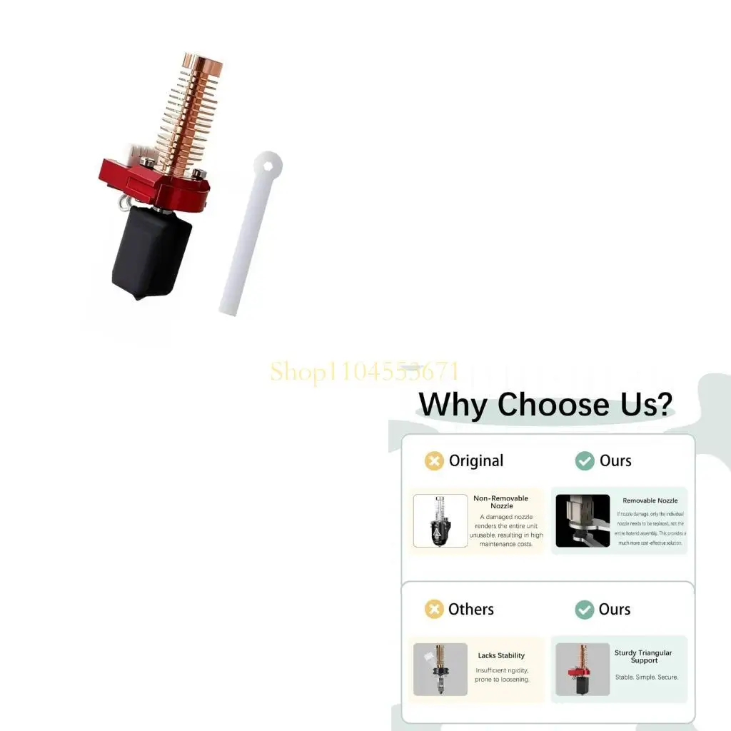 Best Seller Hardened Steel Nozzle for AD5M 3D Printer Nozzle Accessories 0.25/0.4/0.6/0.8mm