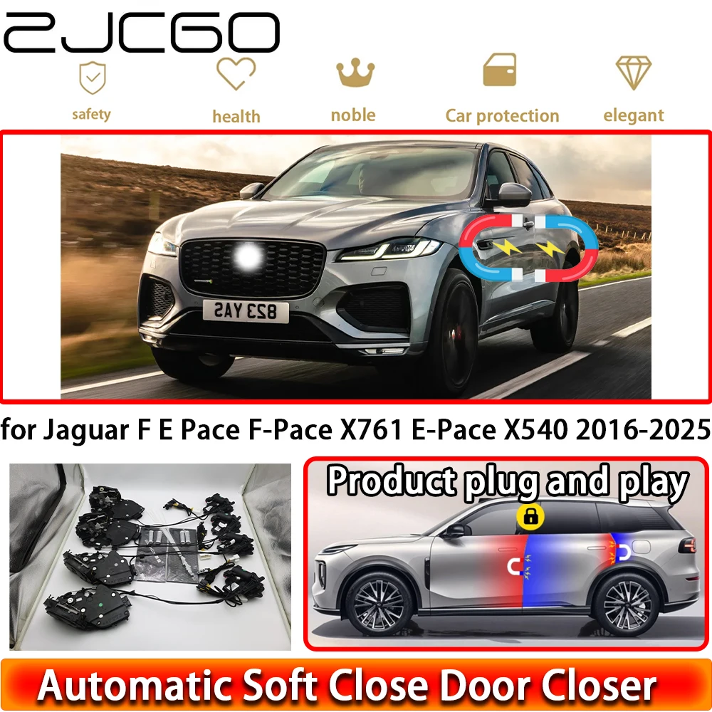 

Комплект доводчиков дверей с функцией мягкого закрывания для Jaguar F-Pace X761 и E-Pace X540 (2016-2025) – автоматическая система плавного закрывания дверей