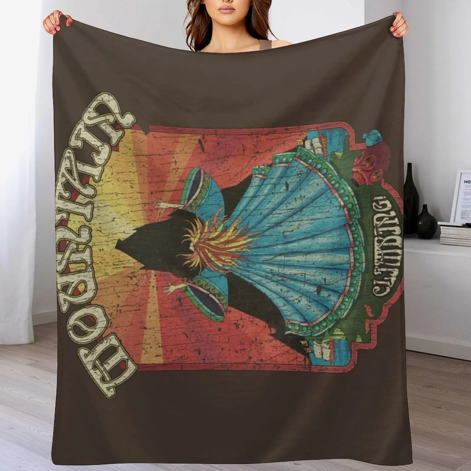 

Mountain Climbing! 1970 Throw Blanket Wrinkle Resistant Lightweight Blanket