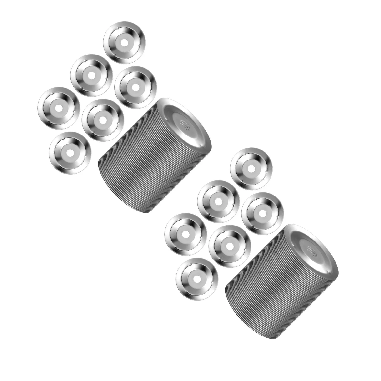 Tambourine Jingles Copper Sheets 50pcs Percussion Drum Cymbal Ring Cymbals Tambourines for Kids Stainless Steel Effect