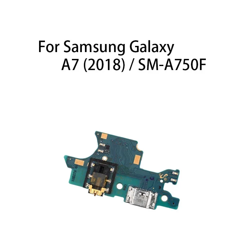 USB Charge Port Jack Dock Connector Charging Board Flex Cable For Samsung Galaxy A7 (2018) SM-A750F