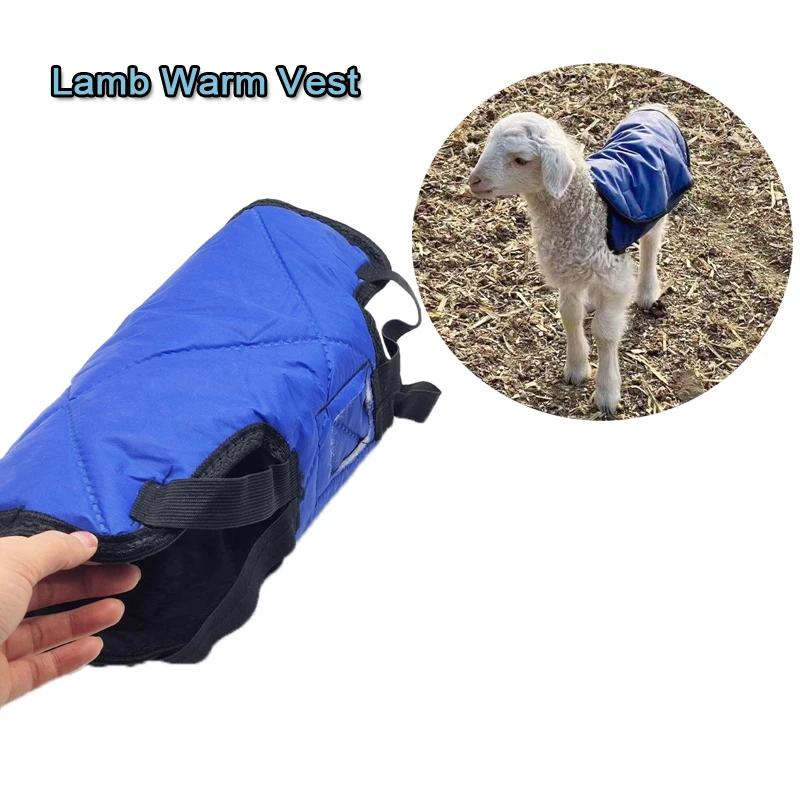 

Lamb warm belly Protection Vest Waterproof Cow Warm Clothes Clothing Winter Pasture Supplies calf Coat vest