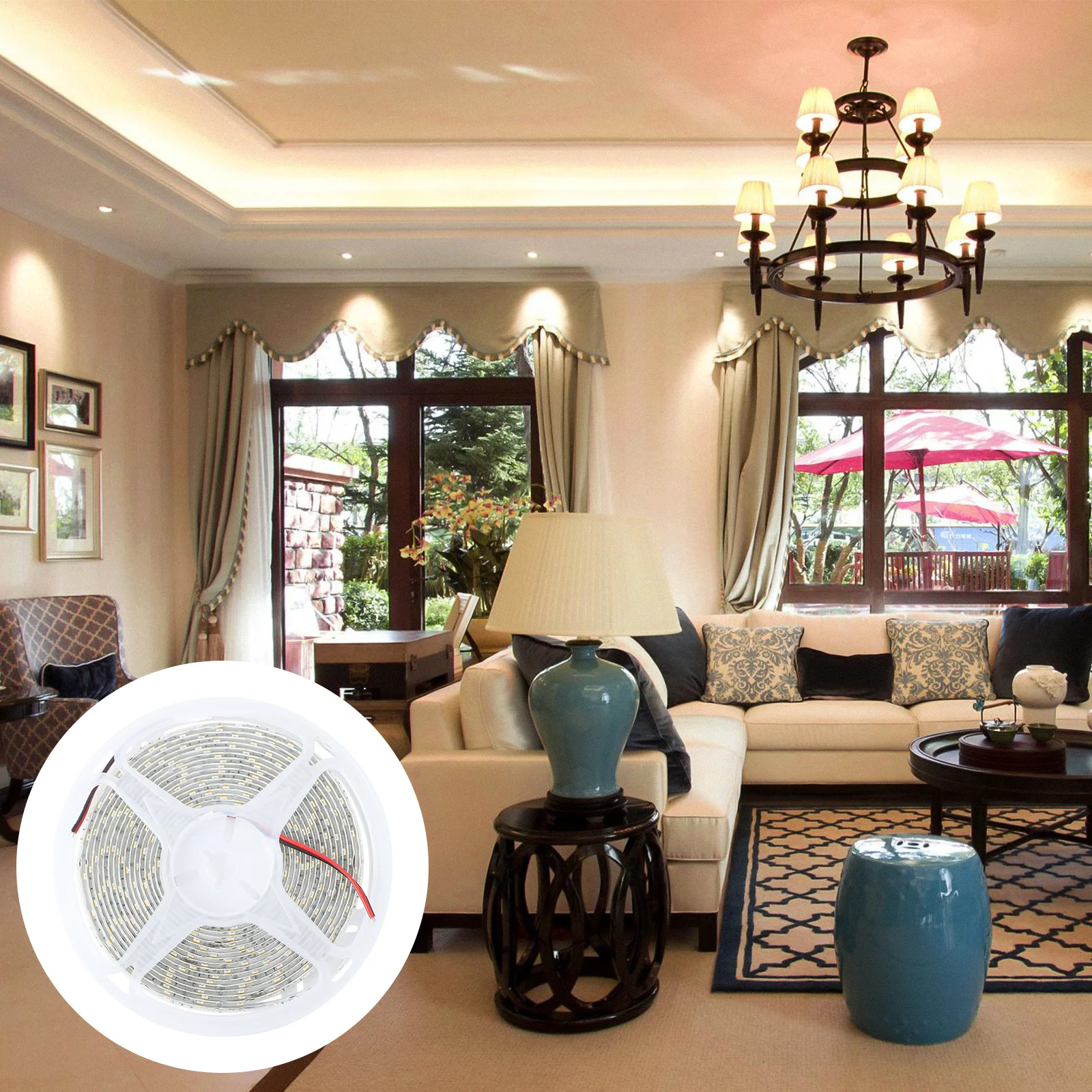 5 متر 12 فولت مصلحة الارصاد الجوية 5730 LED قطاع ضوء مقاوم للماء IP65 مرنة ديكور المنزل لتقوم بها بنفسك الإضاءة Rgb متجر السيارات فندق Ktv بار لعبة غرفة الغلاف الجوي