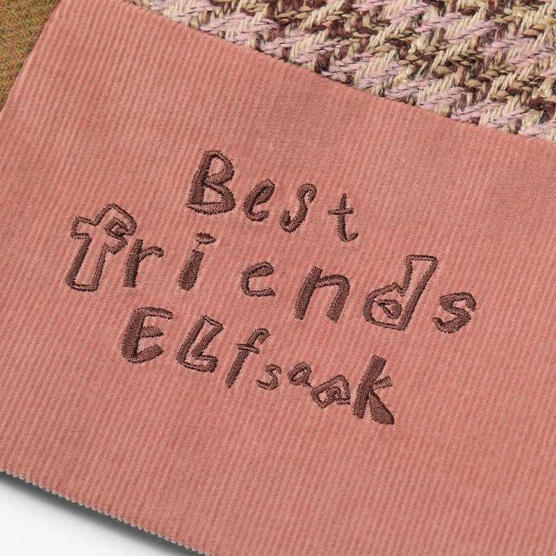 ELFSACK 2022 Winter Nieuwkomers Casual Leuk Ontwerp Kleurblok Panelen A-lijn Rok Voor Dames