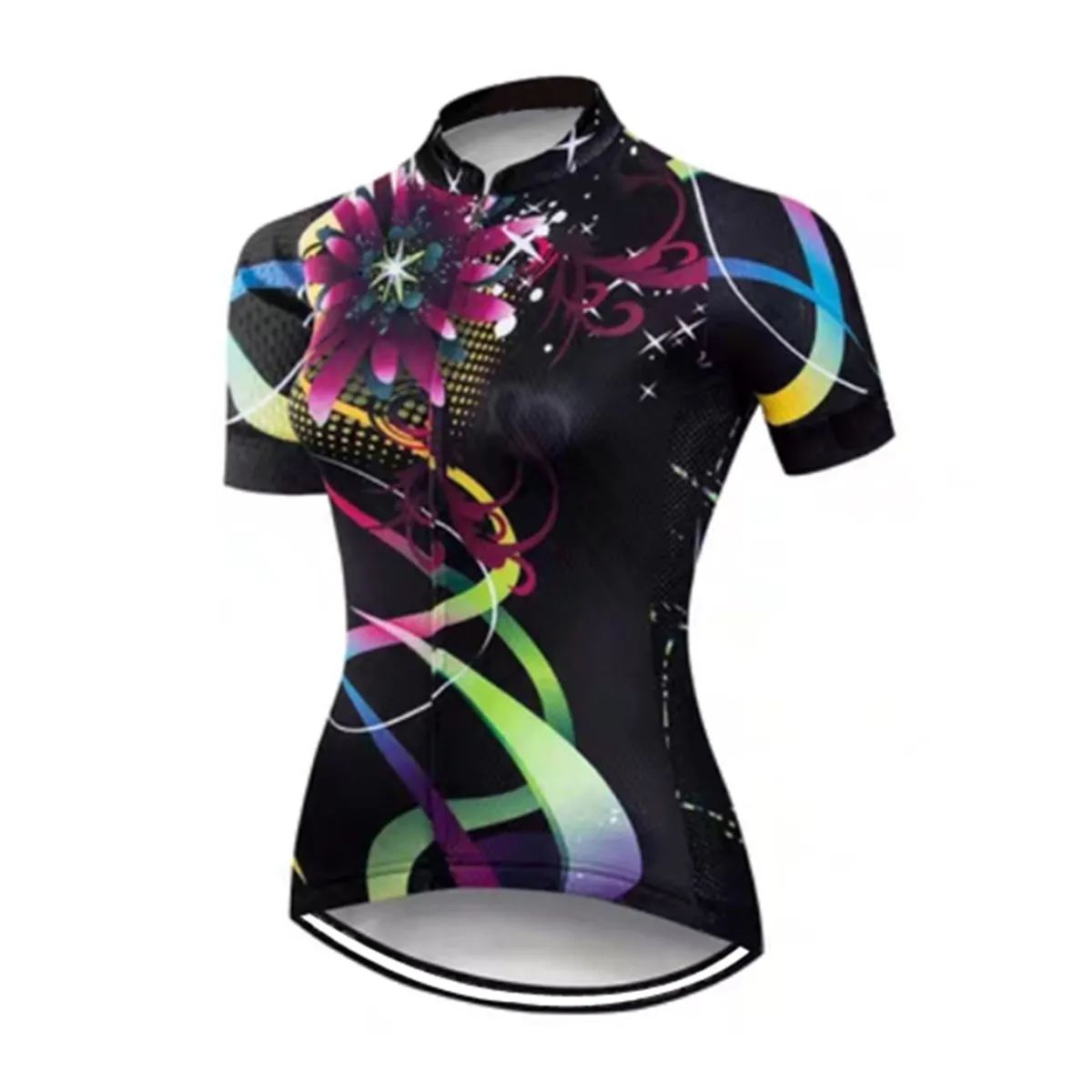 Women\'s Cycling Jersey Short Sleeve Biking Shirts with Rear Pockets Breathable Quick Dry Bicycle Jersey