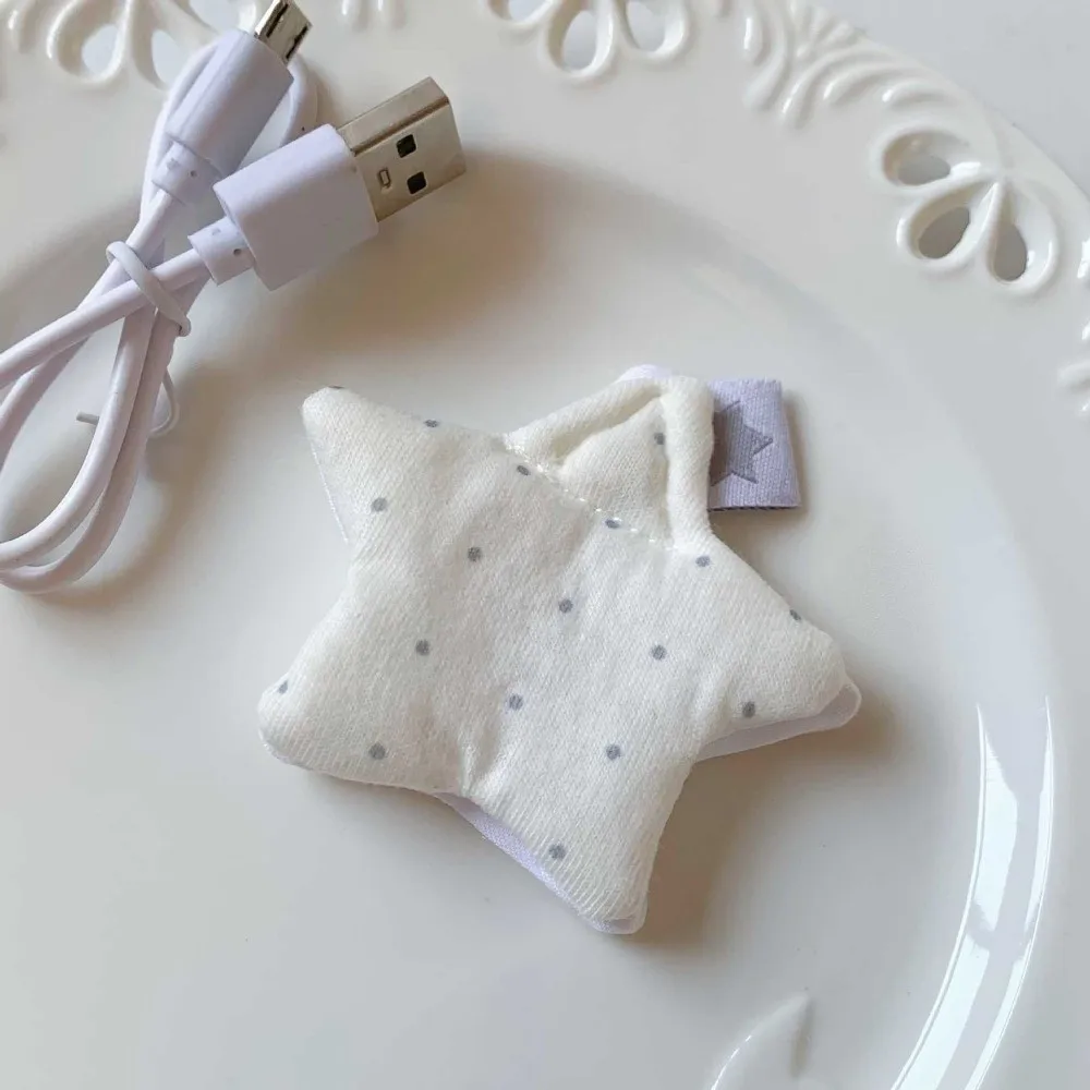 Polka Dot Data Cable Organizer Y2K Star Earphone Storage Bag Korean Japan Style Cute Earphone Decoration Accessories