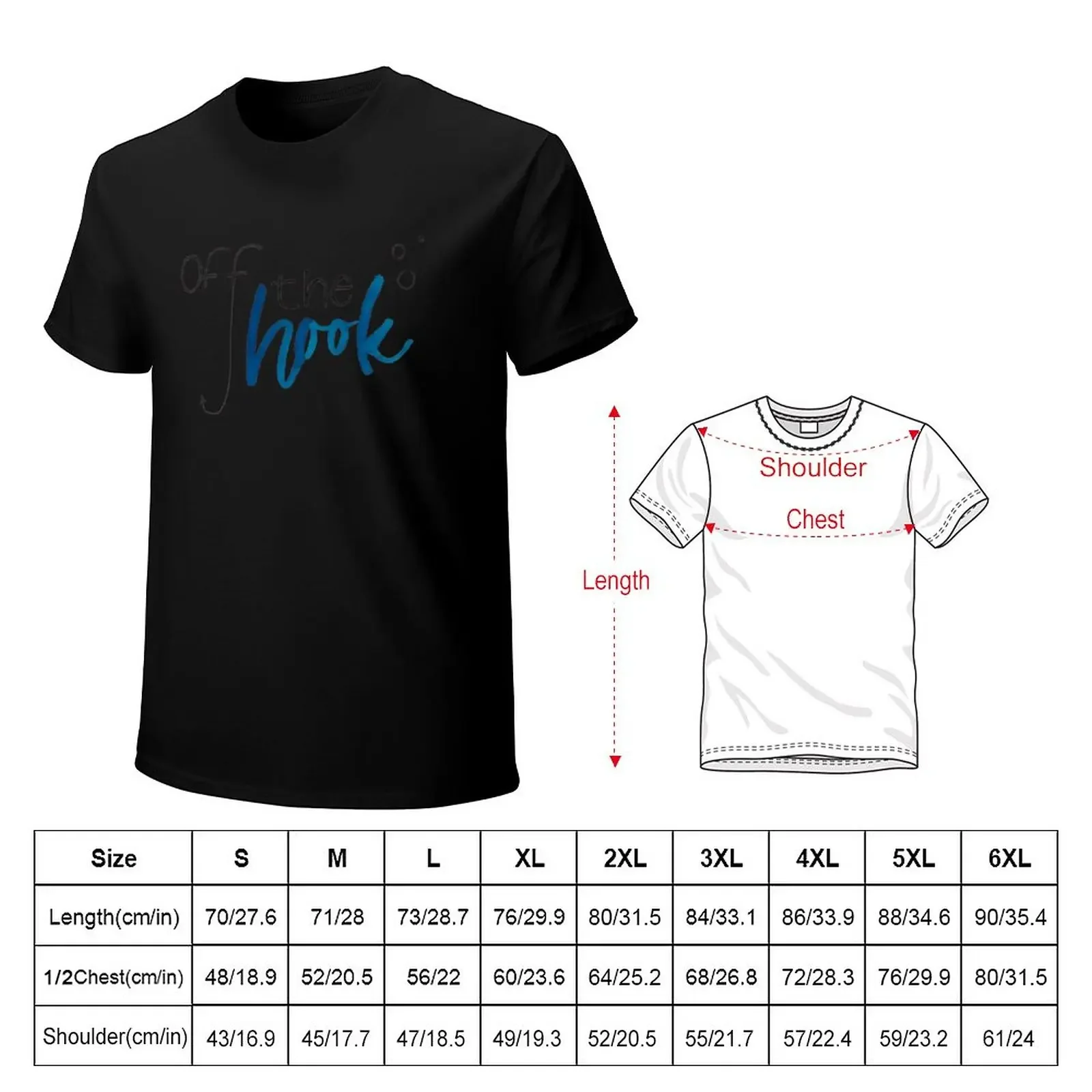 Off the Hook T-Shirt tops quick drying mens workout shirts