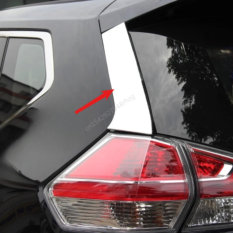 

For Nissan X-Trail 2014-2015-2016-2017-2018-2019-2023 New Car Body Bright Strip Dedicated Rear Window Decorative Car styling