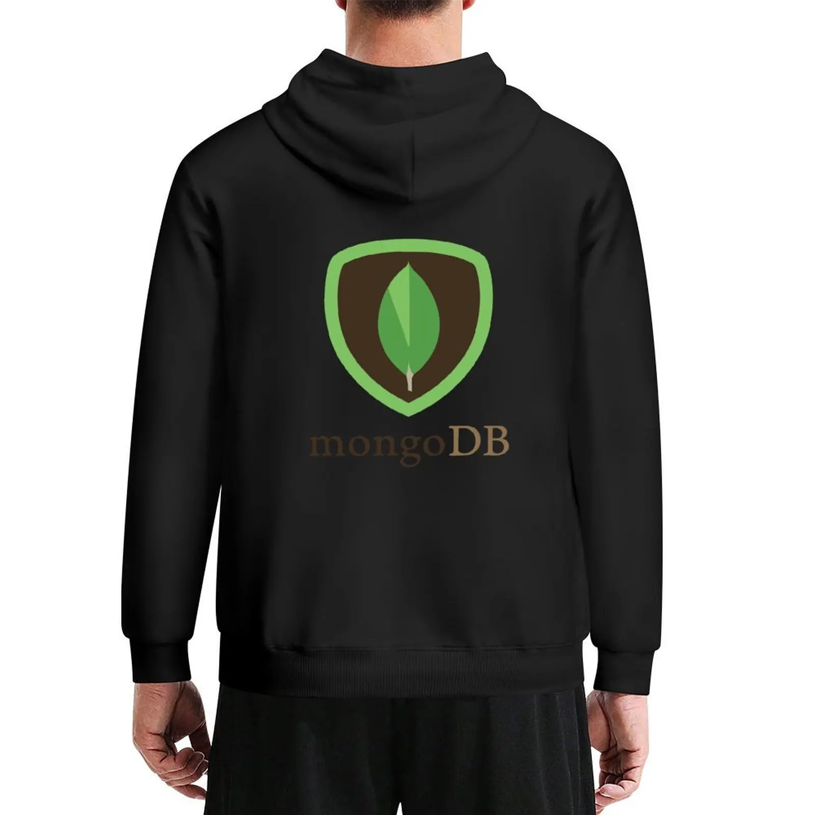 

mongodb mongo db database Hoodie men's sweat-shirt autumn clothes autumn winter clothes tracksuit men