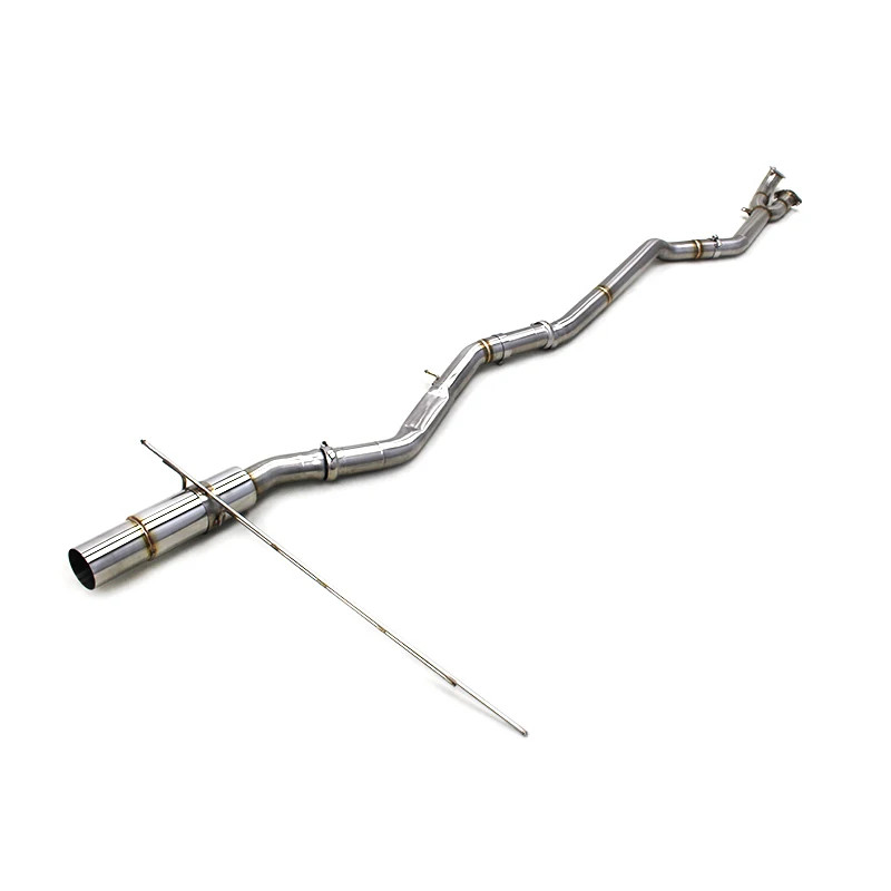 

Race Single Exit Catback For BMW M3/M4 G80/G82 S58 3.0T 2019-2024 Performance Single All The Way Straight Pipe Exhaust Muffler