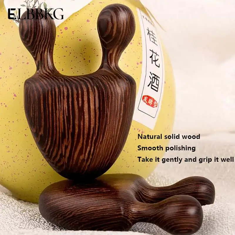 

Promote Blood Circulation Guasha Wood Stick Nose Massager Eyes Facial Wood Guasha Tool Handheld Meridians Acupoint Massage Tool