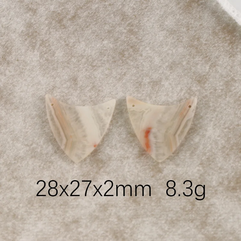 B&F Crazy Lace Agate Earring Beads for Jewelry Making, Handmade Natural stones beads, Stones for jewelry Making Supplies