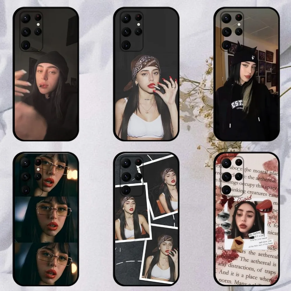 Singer N-Nicki-N-Nicole  Phone Case For Samsung S23,23,22,30,21,10,9,Note20 Ultra,Lite,Ultra,5G,Plus,FE,Black Soft Case