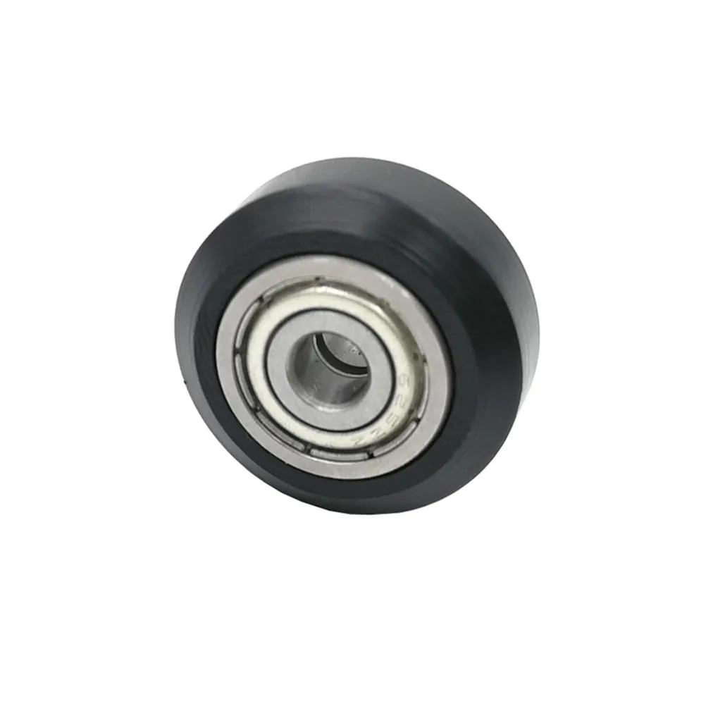 12 Stück Kunststoff-Riemenscheiben für den 3D-Druck, 5 mm Innenloch, rundes Rad mit Kugellagern für 3D-Drucker, Ersatzzubehör