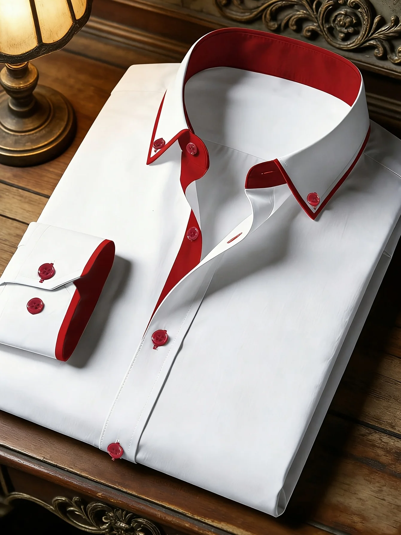 FGKKS Neues Herren-Weißhemd Elegantes Modisches Langarmhemd für Alle Jahreszeiten Business Smart Casual Mikroelastisches Hemd für Männer