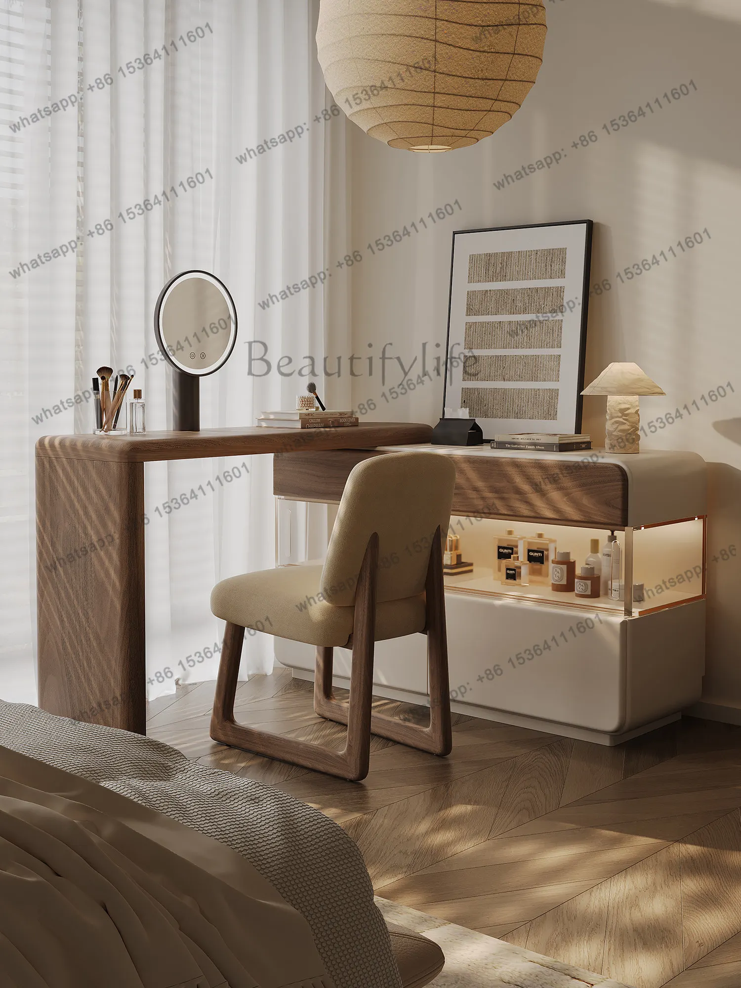 Factory direct sales storage cabinet modern simple end of the bed high sense chest