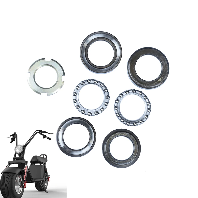 

Подшипник рулевой колонки электрического скутера, специальная стальная чаша, набор из 7- чаш, подшипник передней вилки для аксессуаров Citycoco, запчасти