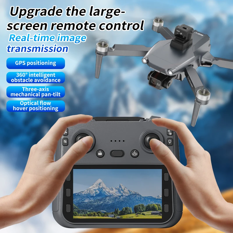 

8K ESC Camera 3 Axis Gimbal GPS Return WIFI FPV RC Drone 3KM Brushless Laser Obstacle Avoidance Remote Control Screen Quadcopter