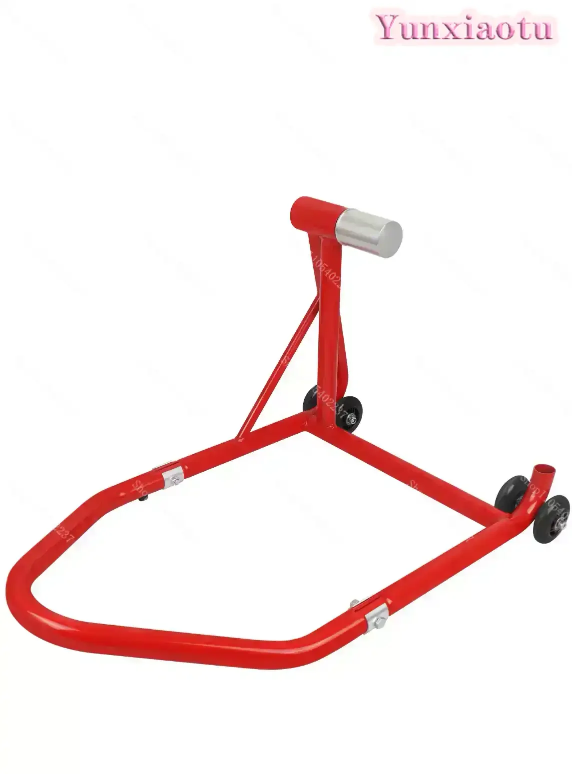 Heavy Duty Motorcycle Dolly Stand with Wheels Mobile Parking Lift Cradle for Cruiser Sport Bike Workshop Garage