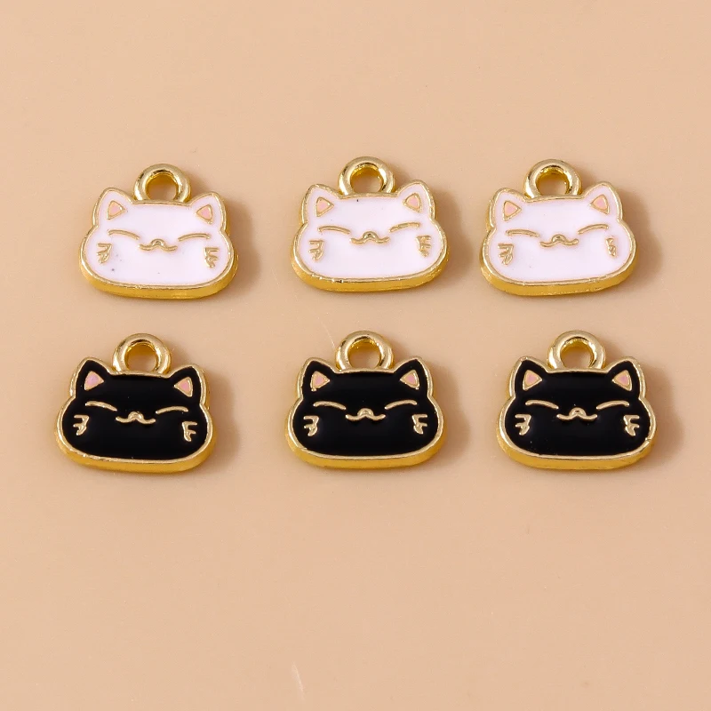 Duarte 20 Stück/Set Niedliche Tier-Anhänger, Emaille-Hundepfotenabdruck-Charms für Schmuckherstellung, Ohrringe, Halsketten, DIY-Bastelgeschenke – Detail 12