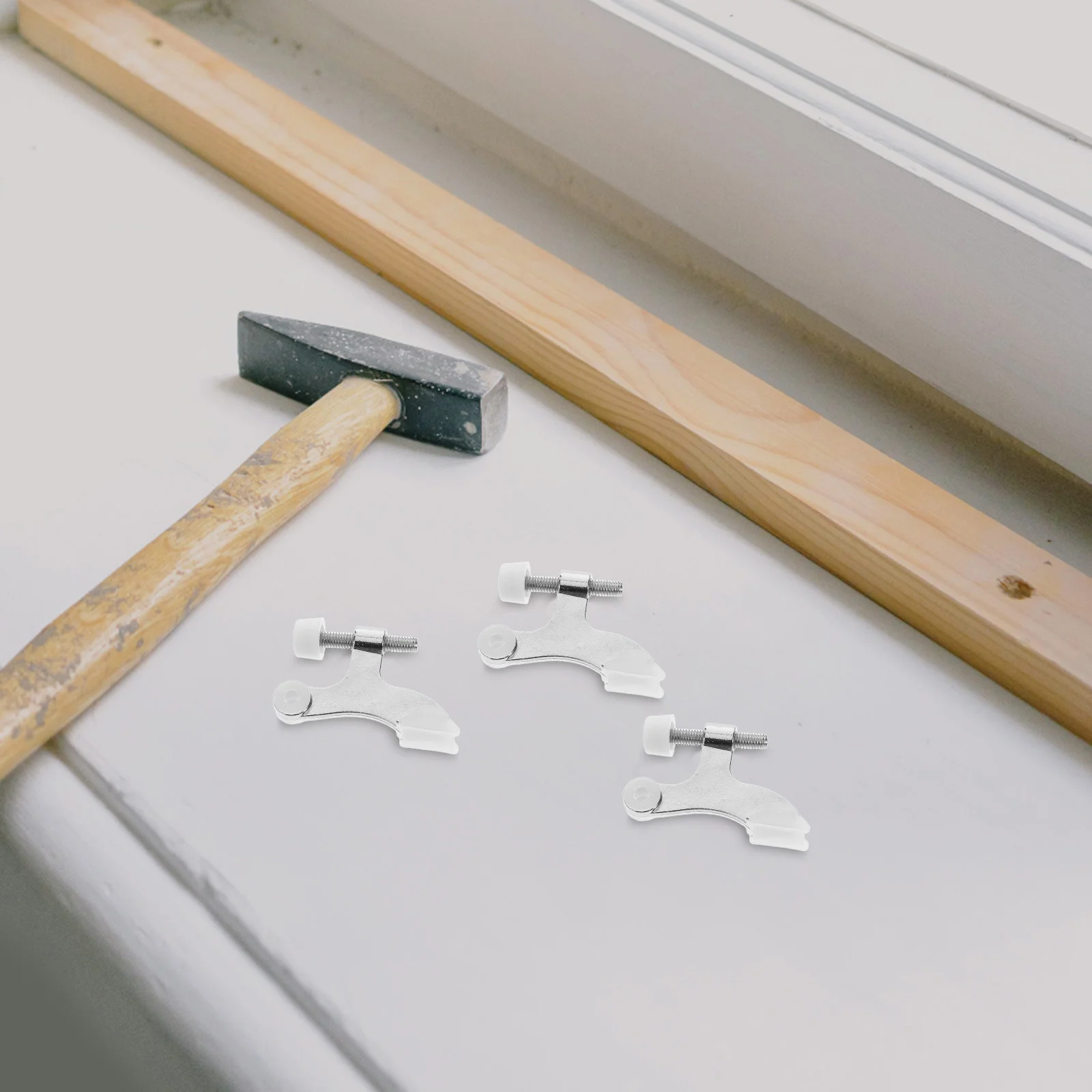 

15Pcs Zinc Alloy Heavy Duty Adjustable Hinge Door Stopper Durable Door Stops Wall Protector Adjustable Friction Hinges