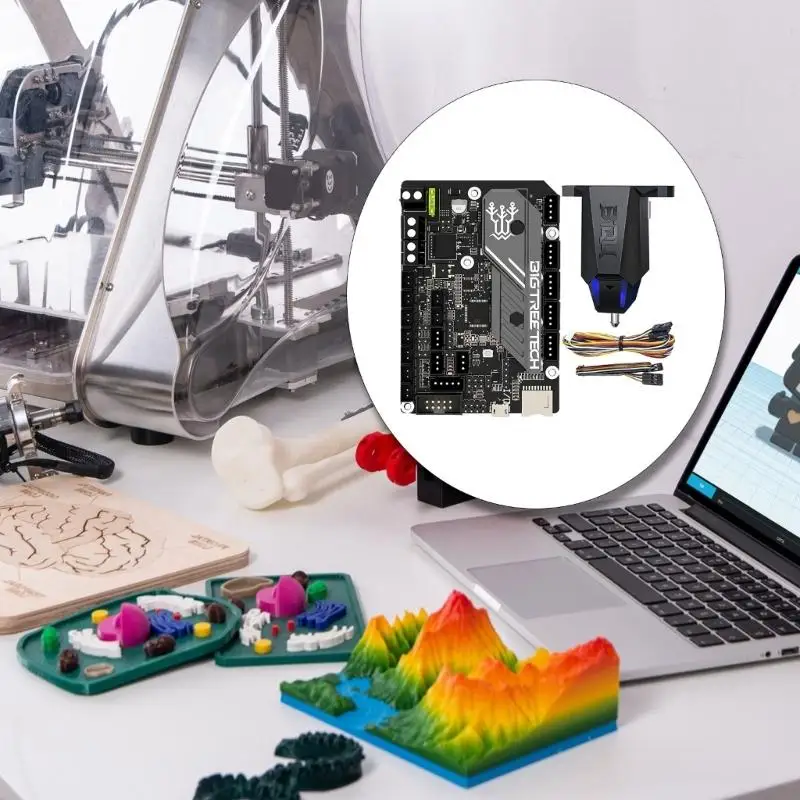 

Upgraded for Ender3 SKR Mini V3.0 Control Board + MicroProbe V2 Auto Leveling E65A