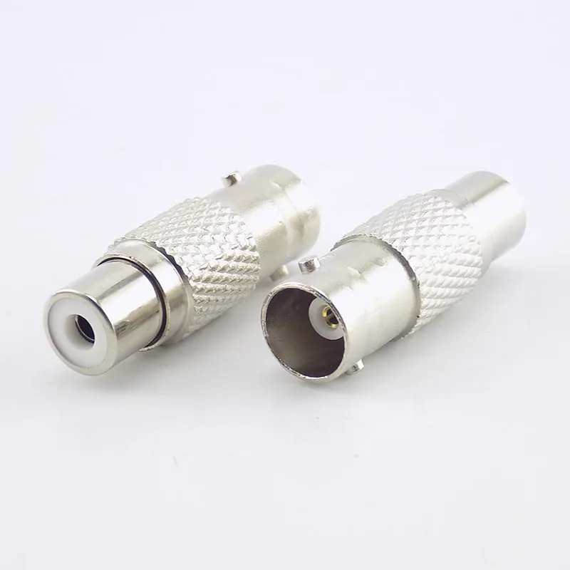 10pcs RCA Female To BNC Female Connector Audio Video Adapter For CCTV Camera Surveillance Accessories