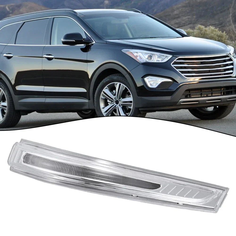 

Крышка указателя поворота для Hyundai Santa Fe 2013-2015, прозрачный светодиодный индикатор зеркала на крыле, левый передний фонарь, аксессуары