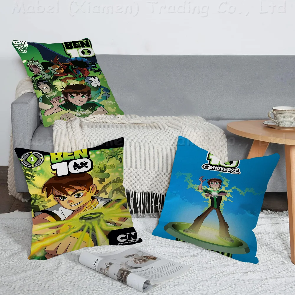 Anime Ben 10 Pillow Cover Design Cushion Cover Decor Holiday Decorati