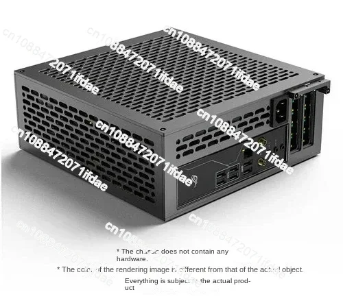 Lzmod 5L mini A24-V5 dual-slot single-display chassis double-sided chamfer 1u power supply itx