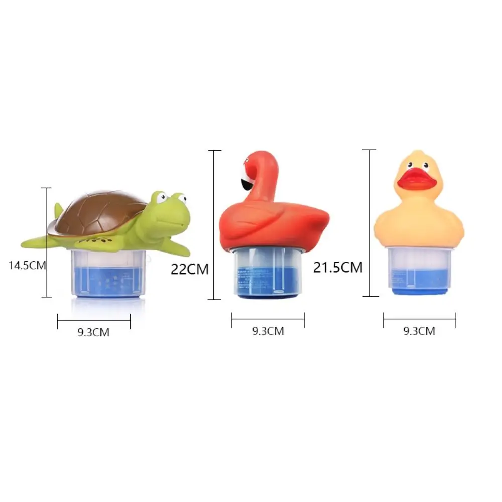 PVC Pool Chlorine Floater Dispensers Turtle Duck Swimming Pool Dispenser Durable Safe Chlorine Tablets Turtle Floater