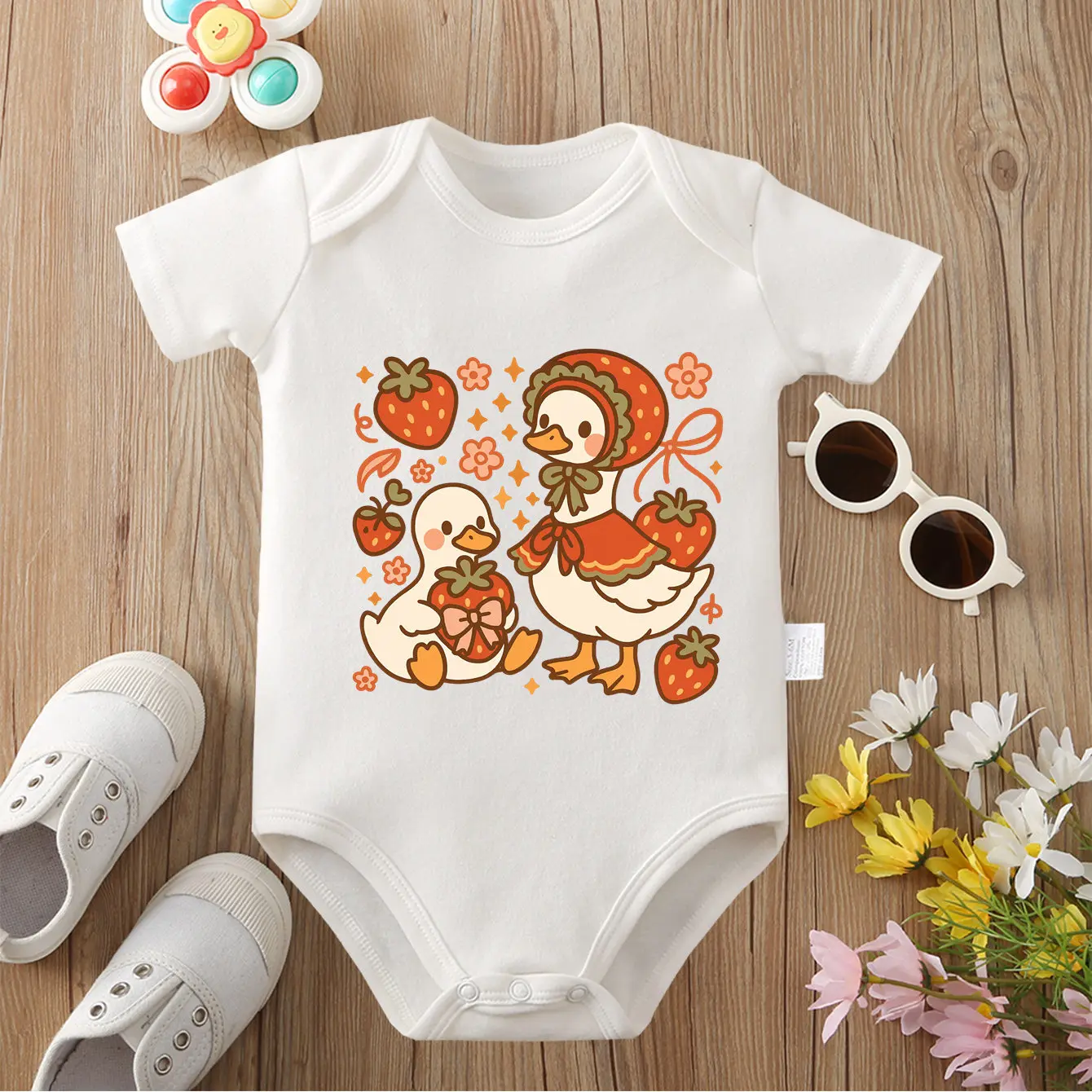 

I Love You Mom Exquisite Print Cloths Pure Cotton Comfortable Onesie Bodysuit for Baby Jumpsuit for 0 To 12 Months Newborn