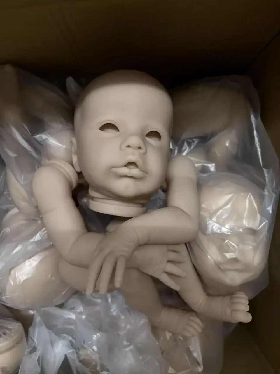 

St.Store 20inch Reborn Baby Primrose Awake Unpainted Kit DIY Part With Cloth Body With Eyes