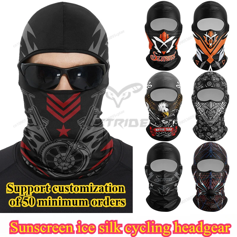 

Motorcycle Headgear Cap Men Balaclava Multi-function Skull Face Mask MTB Bicycle Full Face Cover Shield Sunscreen Women Headwear