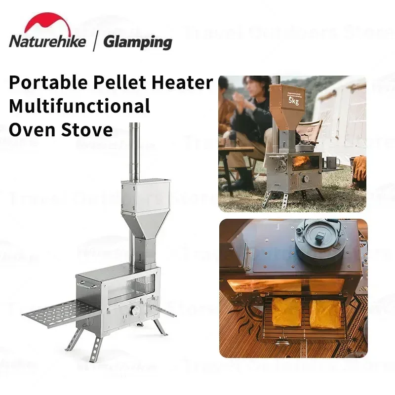 

Naturehike Particles Heating Stove Outdoor Portable Multifunctional Granular Fuel Oven Firewood Camping Tent Cookware Furnace