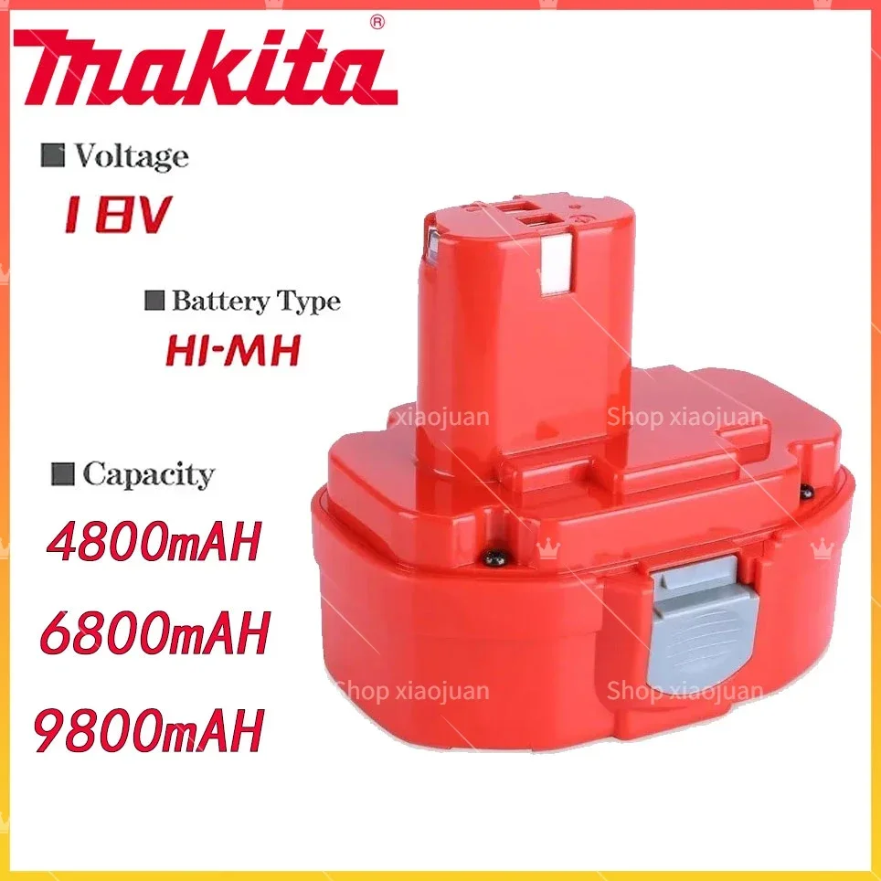 

PA18 4800mAh Makita 18V 6800mAh 9800mAh Ni-MH Battery Replace Makita 18V PA18 1822 1823 1833 1834 1835 1835F 192828-1 192829-9