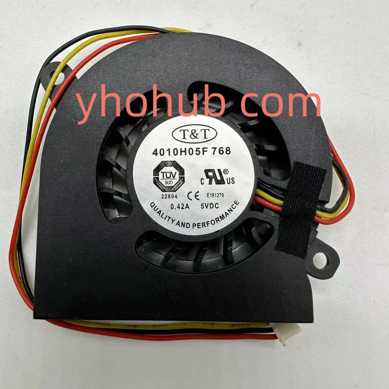 

T&T 4010H05F 768 DC 5V 0.42A 3-wire Graphics Card Wind Coling Fan