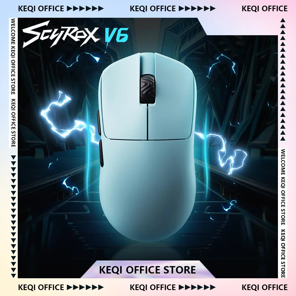 

Scyrox V6 PAW3950 Wireless Mouse Low Latency E-sports Gaming Mouse Lightweight Ergonomic Customized Mice PC Accessories Gifts