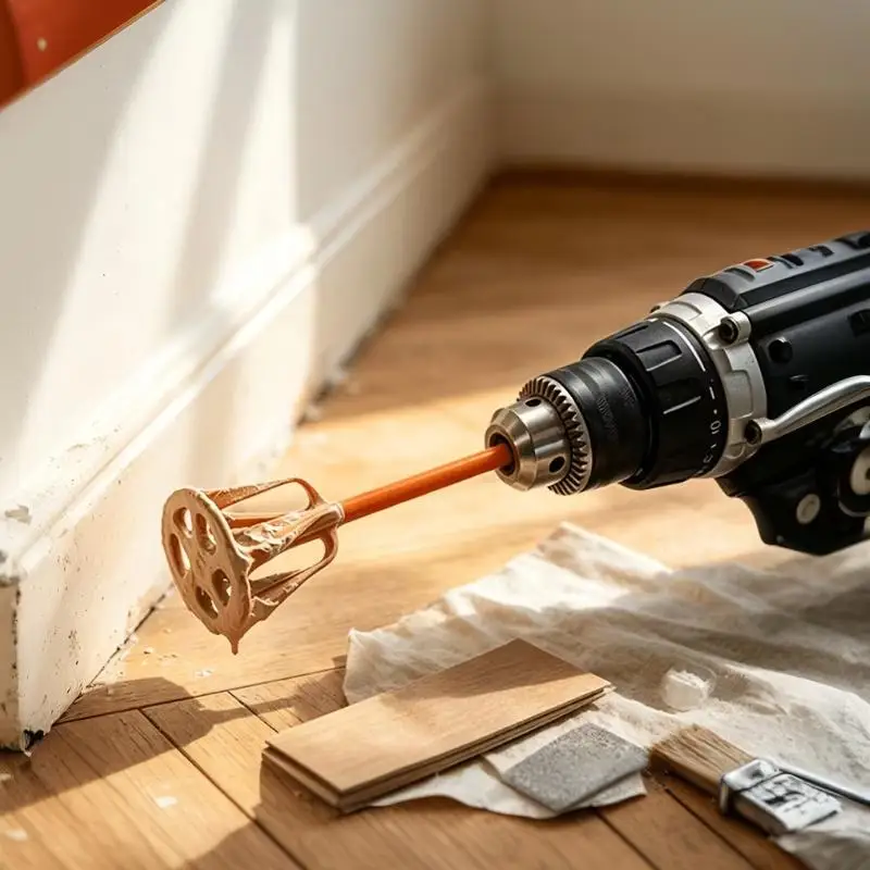 Hexagonal Shaft Gypsum Paint Mixer Accessory Multi-Functional Rust-Proof for Mortar Filler Home Renovation Works